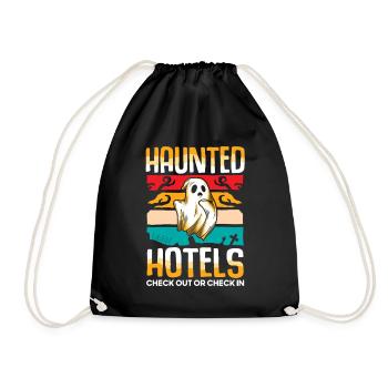 Dicton anglais d’Halloween de Chasseur de Fantômes - Sac de sport léger - noir - Devant