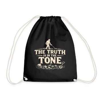 The truth is in the tone | Probe Detector - Drawstring Bag - black - Front
