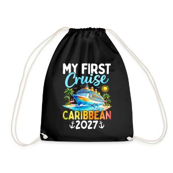 My First Cruise Caribbean 2027 - Turnbeutel - Schwarz - Vorne