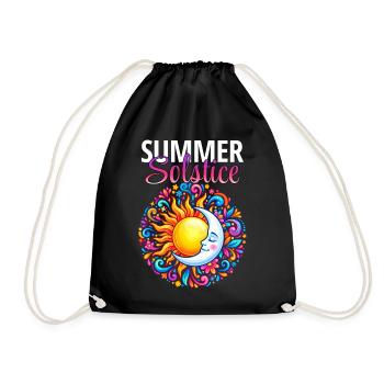 Litha Pagan Solstice d’été Midsommar - Sac de sport léger - noir - Devant