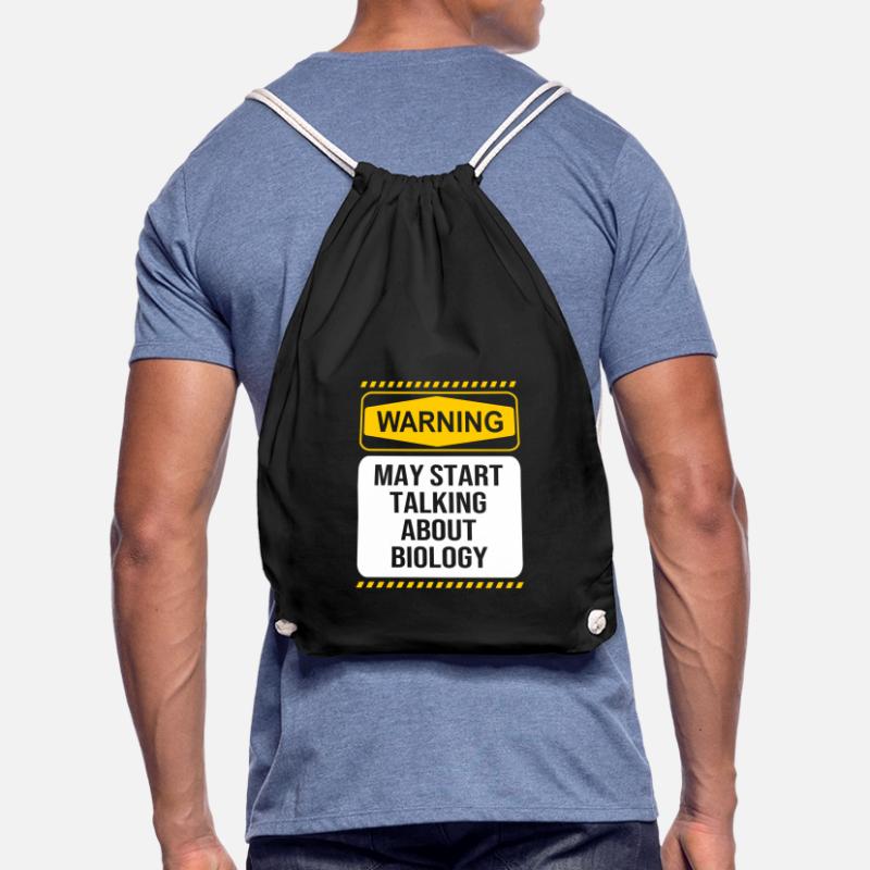 Structural formula molecule Drawstring Bag