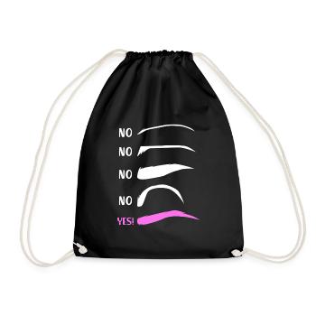 Cosmeticienne de microblading maquillage - Sac de sport léger - noir - Devant