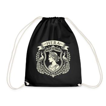 Hera Pfau - Drawstring Bag - black - Front