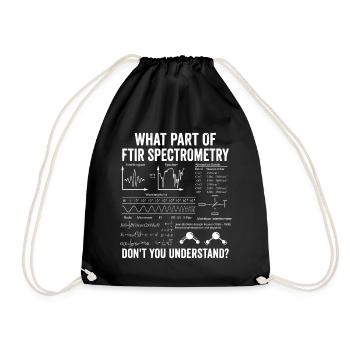 Spectroscopie infrarouge FTIR Chimie de Fourier - Sac de sport léger - noir - Devant