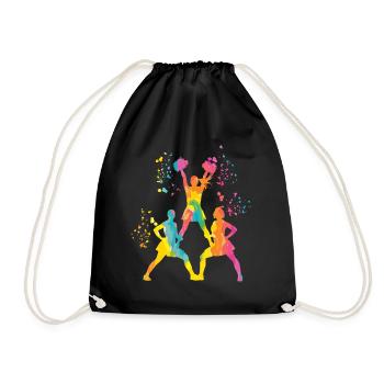 Cheerleader Cheer Mom Cheerleading - Turnbeutel - Schwarz - Vorne