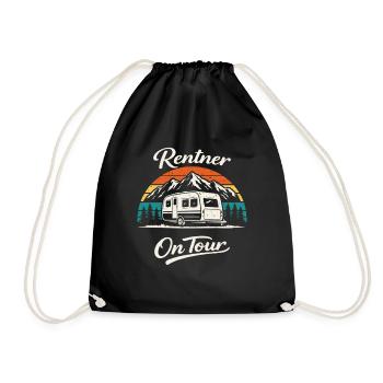 Caravane de chemises de camping pour retraits en tournée - Sac de sport léger - noir - Devant