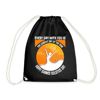 Litha Pagan Solstice d’été Midsommar - Sac de sport léger - noir - Devant