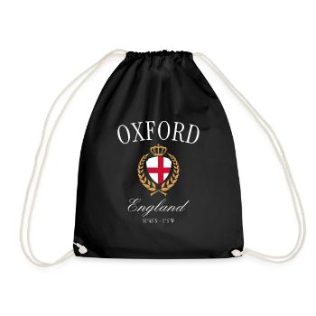 Couronne d’armoiries d’Oxford England – Souvenir de voyage - Sac de sport léger - noir - Devant