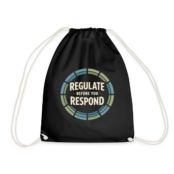Somatic Healing Somatic Therapy - Drawstring Bag - black - Front