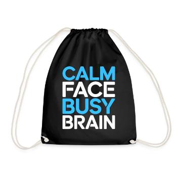 Homeroom Teacher Calm Face Busy Teaching Career - Turnbeutel - Schwarz - Vorne