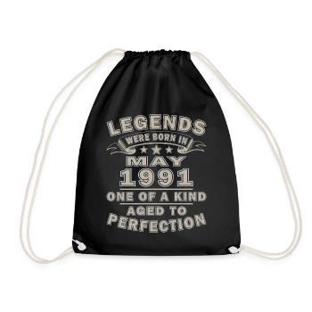 May 1991 - Drawstring Bag - black - Front