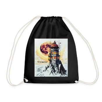 The Last Signal Home Beacon - Drawstring Bag - black - Front