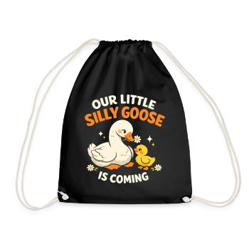 Silly Goose Baby - Turnbeutel - Schwarz - Vorne