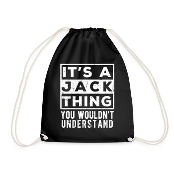 It’s A Jack Thing You Wouldn’t Understand - Drawstring Bag - black - Front