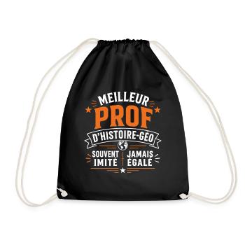 Meilleur Prof Histoire Geo - Sac de sport léger - noir - Devant