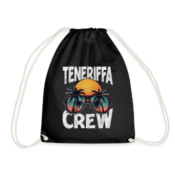 Teneriffa Crew - Turnbeutel - Schwarz - Vorne