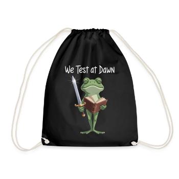 Dawn Quest : Épée et Tome de la Grenouille - Sac de sport léger - noir - Devant