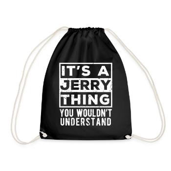 It’s A Jerry Thing You Wouldn’t Understand - Drawstring Bag - black - Front