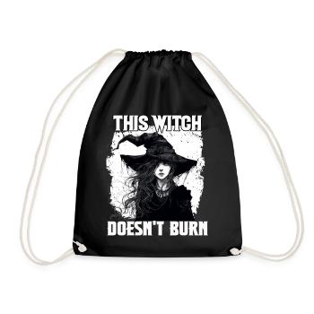 Halloween Decoration Witches Gift Witches Accessories - Drawstring Bag - black - Front