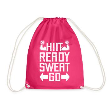 Gym Junkies Hiit Ready Sweat Go Calisthenics - Turnbeutel - Fuchsia - Vorne