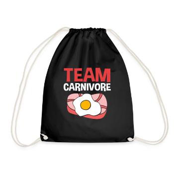 Keto Diet - Drawstring Bag - black - Front