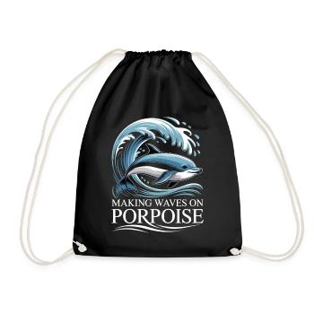 Faire sensation sur Porsouin Porsouse en disant - Sac de sport léger - noir - Devant