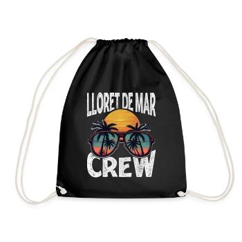 Lloret De Mar Crew - Turnbeutel - Schwarz - Vorne