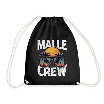 Malle Crew - Drawstring Bag - black - Front