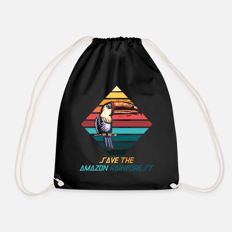 Sava – Sauver la forêt tropicale - Sac de sport léger - noir