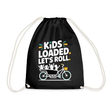 Vélo cargo Kids Loaded - Sac de sport léger - noir - Devant