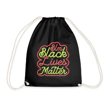 Black Lives Matter Civil Rights Equality Movement - Drawstring Bag - black - Front