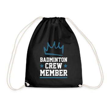 Équipe de badminton - Sac de sport léger - noir - Devant