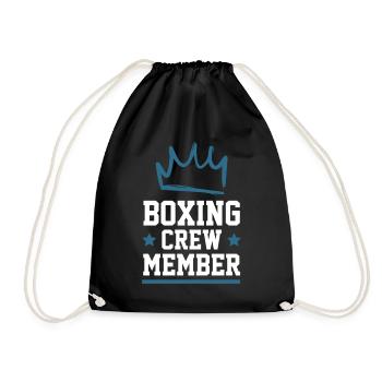 Boxing Crew - Turnbeutel - Schwarz - Vorne