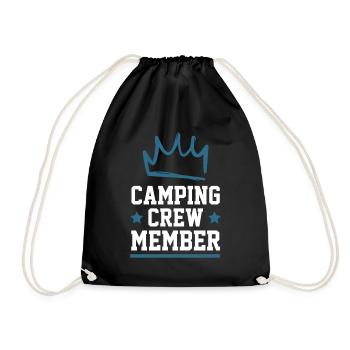 Équipe de camping - Sac de sport léger - noir - Devant
