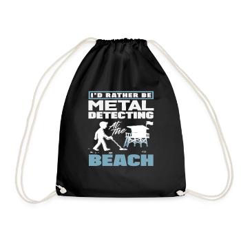 Préfère sonder sur la plage Détection de métaux - Sac de sport léger - noir - Devant