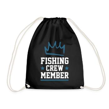 Fishing Crew - Turnbeutel - Schwarz - Vorne