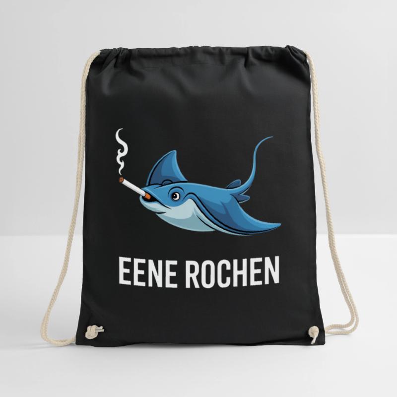 Eene Rochen Raucher Spruch Zigarette Kippe Rauchen Turnbeutel