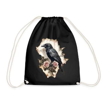 Corbeau - Sac de sport léger - noir - Devant