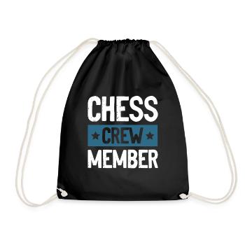 Chess Crew - Turnbeutel - Schwarz - Vorne