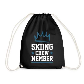 Équipe de ski - Sac de sport léger - noir - Devant