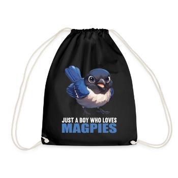 Magpies Magpie - Drawstring Bag - black - Front