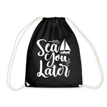 Sea You Later Sailor Capitaine de Voile - Sac de sport léger - noir - Devant
