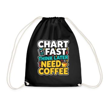 Night Shift Nurse, Tired - Drawstring Bag - black - Front