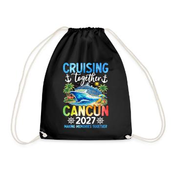 Cruising Together Cancun 2027 - Turnbeutel - Schwarz - Vorne