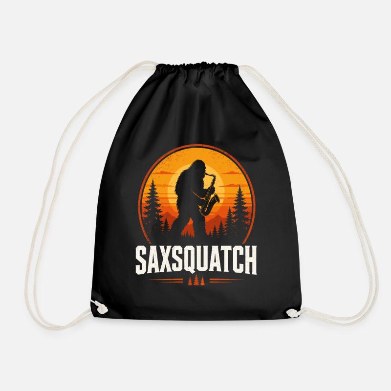 Sasquatch Jazz Sunset Logo - Turnbeutel - Schwarz