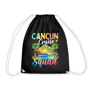 Équipe de croisière de Cancún - Sac de sport léger - noir - Devant