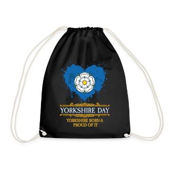 Journée du Yorkshire Le Yorkshire est fier du nord de l’Angleterre - Sac de sport léger - noir - Devant