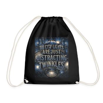 Celestial Constellation Astrology Gift - Turnbeutel - Schwarz - Vorne