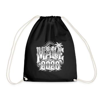 Malle 2026 - Drawstring Bag - black - Front