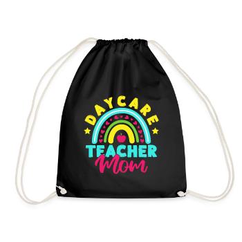 Enseignante de maternelle Maman Enseignante de maternelle - Sac de sport léger - noir - Devant
